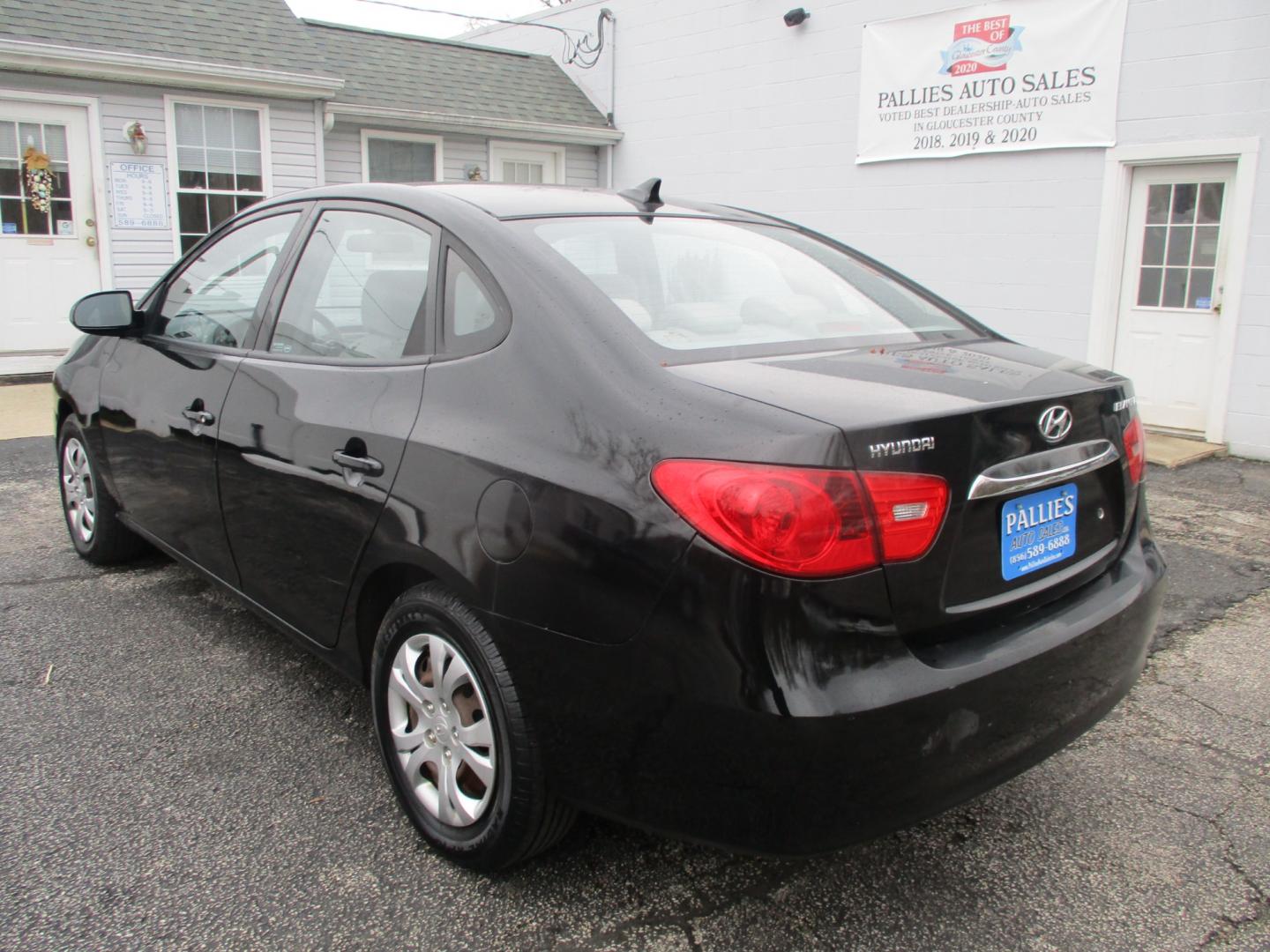 2010 BLACK Hyundai Elantra (KMHDU4AD0AU) with an 2.0L L4 DOHC 16V engine, AUTOMATIC transmission, located at 540a Delsea Drive, Sewell, NJ, 08080, (856) 589-6888, 39.752560, -75.111206 - Photo#2